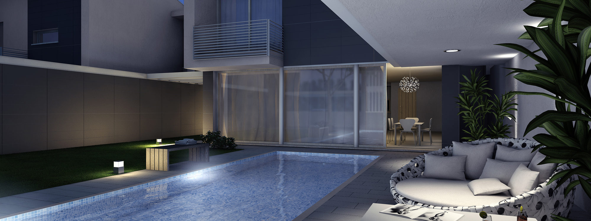 Concept living all'insegna del benessere e il relax: nuove ville con piscina a Vicenza